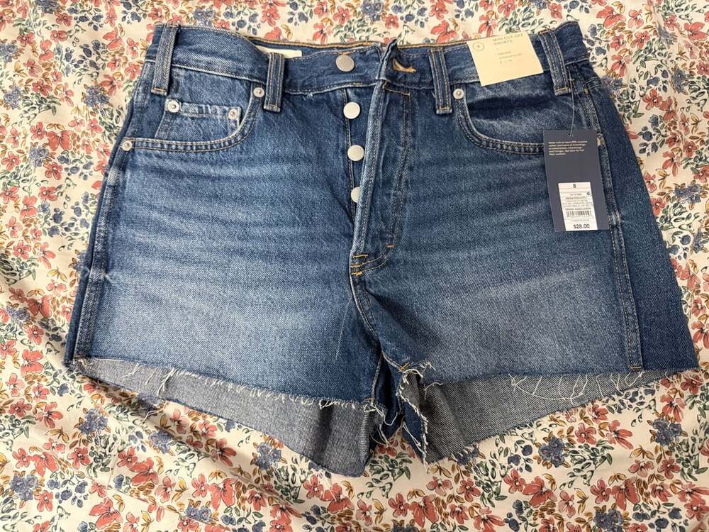 Universal Thread High Rise Mini Cut-Off Shorts Size 8